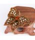 SB162 - Retro alloy diamond butterfly brooch